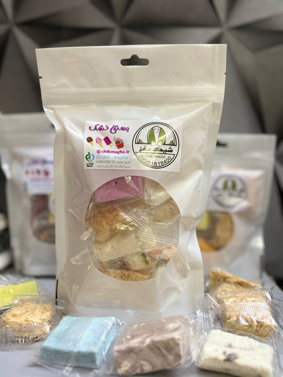 بستنی خشک مخلوط ۱۰۰ گرمی